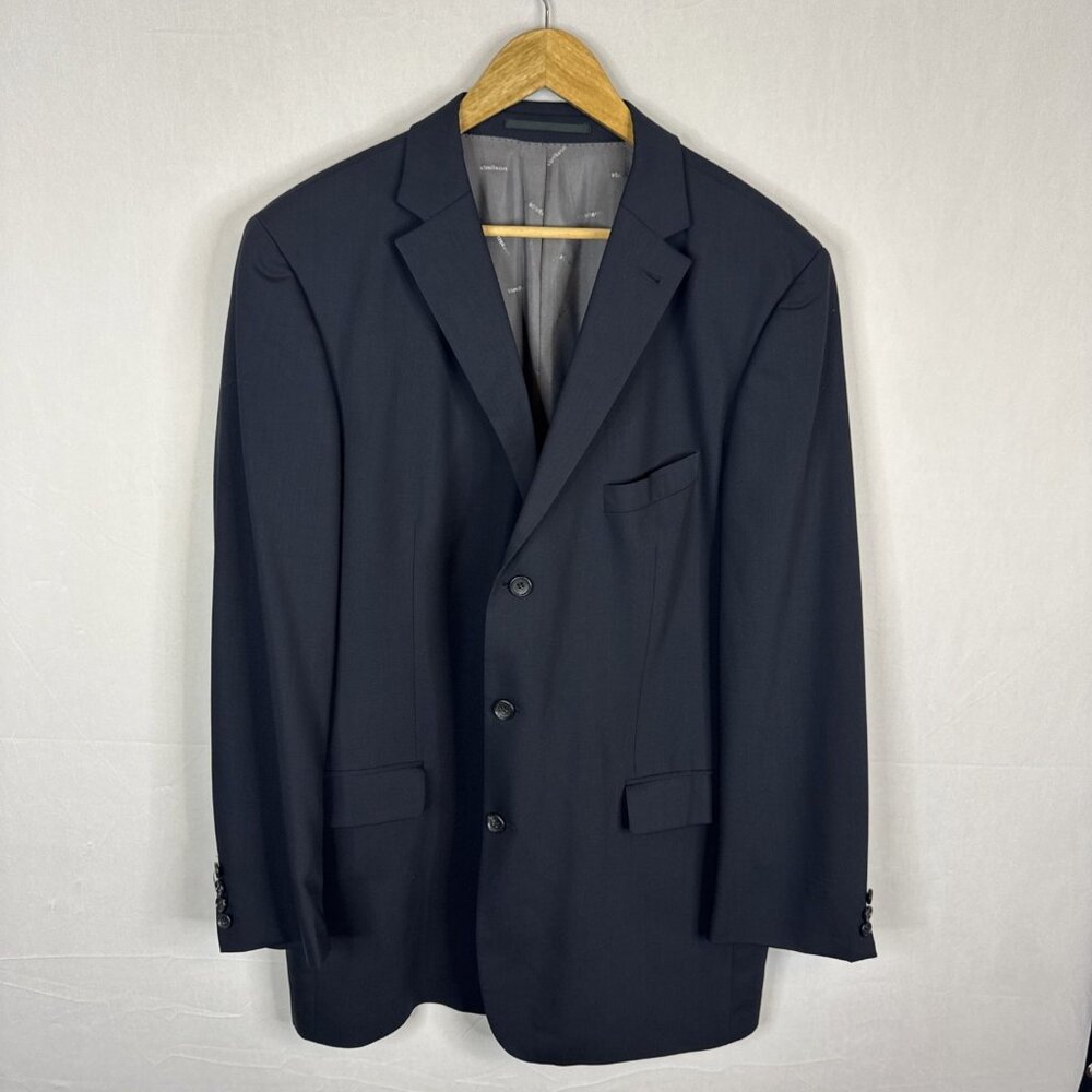 Strellson Business Class Travel Suit Blazer Men’s‎ 44R High Twist Wool